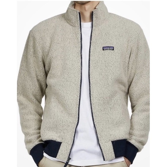 Patagonia Other - Patagonia Woolyester Fleece Jacket Oat Mens Large 26935 Full Zip Wool Blend